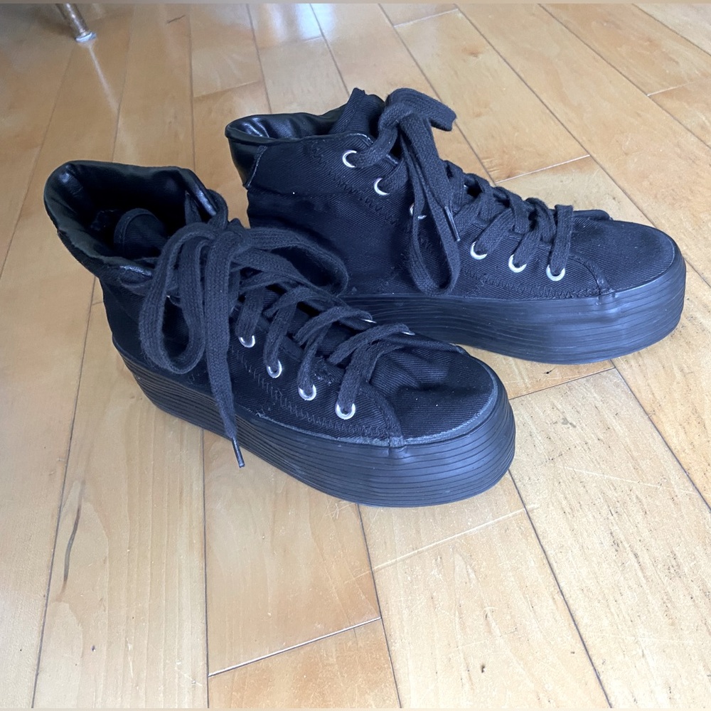Platform sneakers hightop vintage